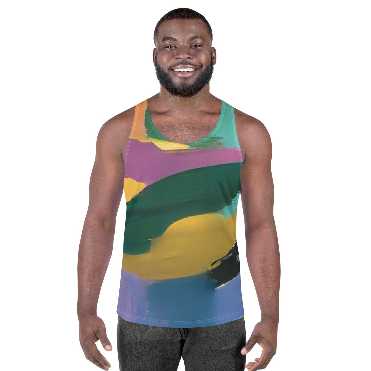 Mens Stretch Fit Tank Top - Stand Firm