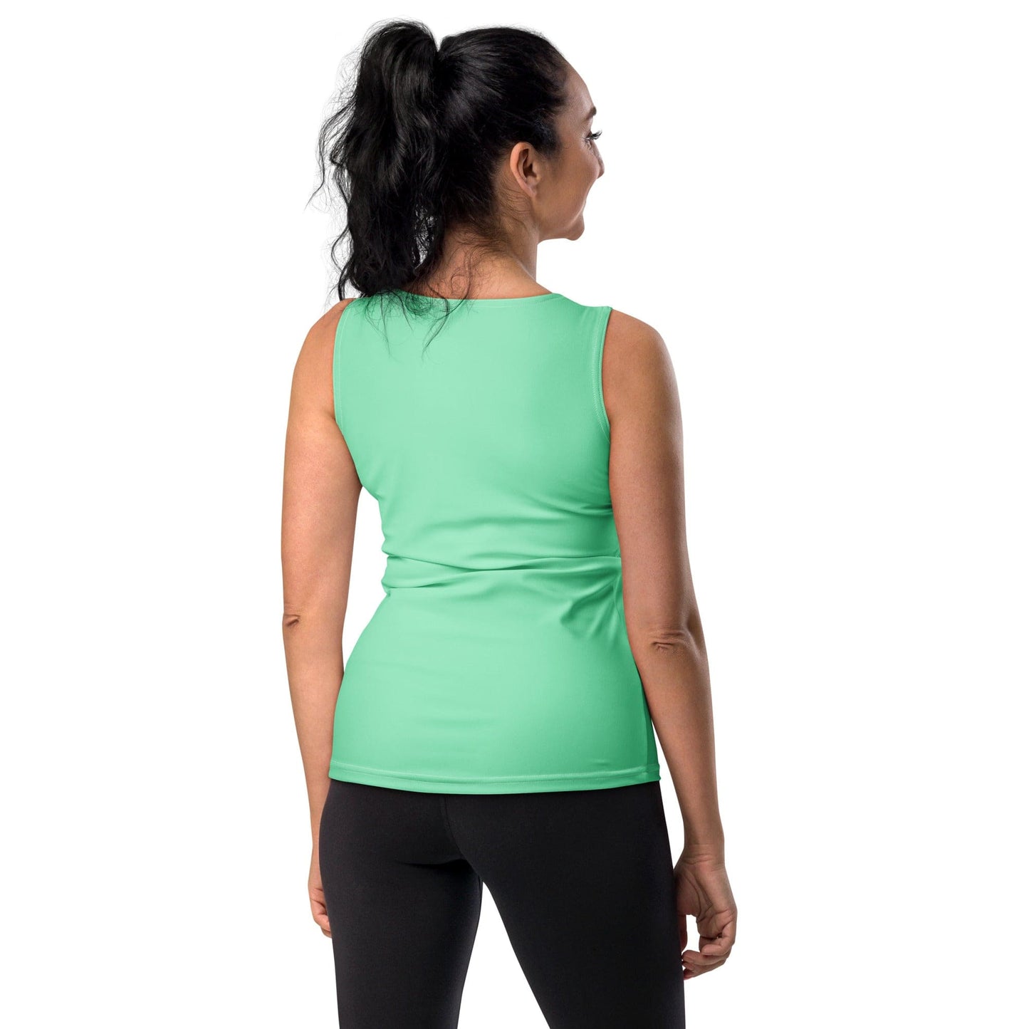 Womens Stretch Fit Tank Top - Seafoam Green