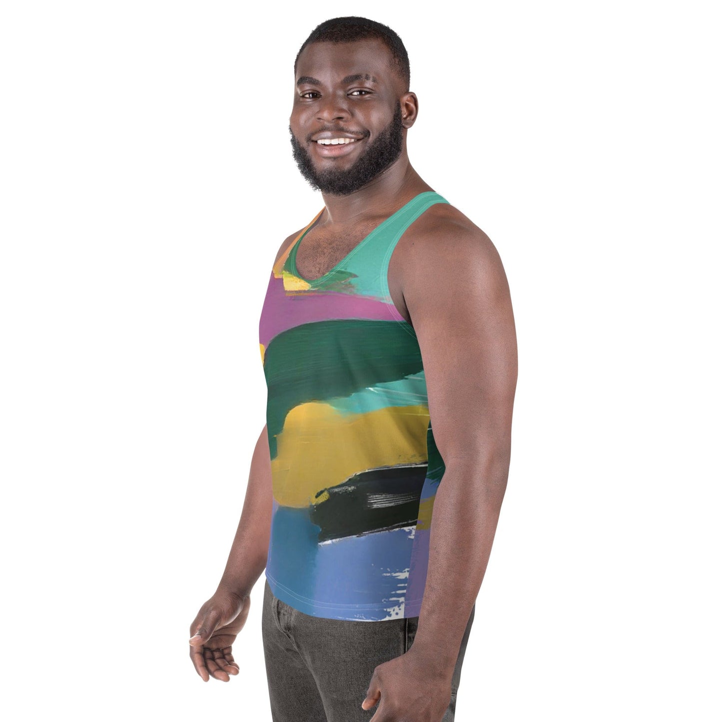 Mens Stretch Fit Tank Top - Stand Firm